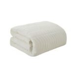 ⁦طقم لحاف شتوي مخمل آيفوري - COCORA⁩ - الصورة ⁦3⁩