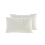 ⁦طقم لحاف شتوي مخمل آيفوري - COCORA⁩ - الصورة ⁦4⁩