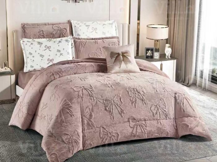 طقم اللحاف شتوي موكا كينج - Eva