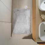 دعسة حمام فرو ناعم رمادي - BUNNY