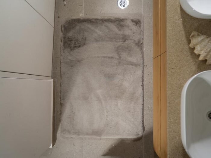 دعسة حمام فرو ناعم بني - BUNNY