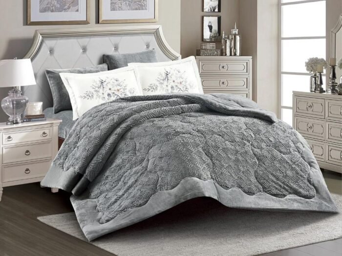 طقم لحاف فرو ناعم سكني - ISTANBUL