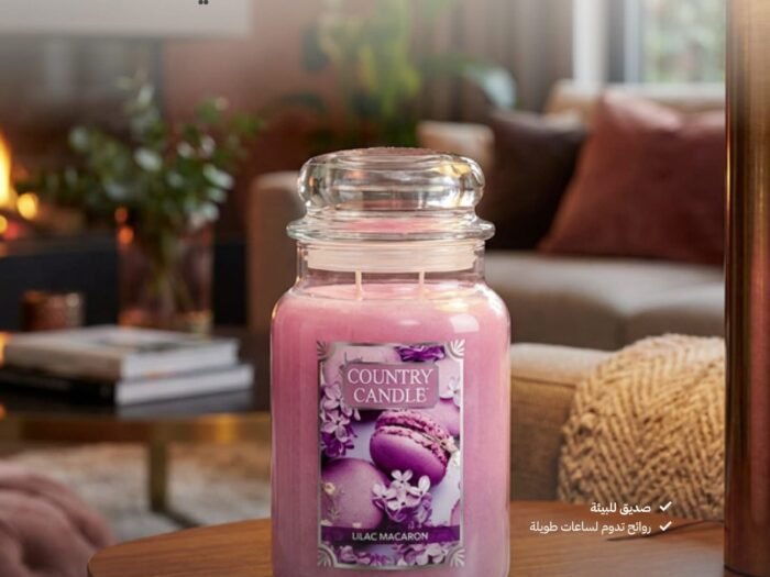 شمع - Lilac Macaron