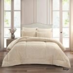 طقم لحاف شتوي مخمل كينج بيج - CHEVRONE