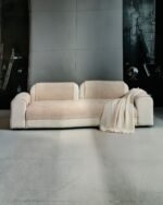 ⁦طقم غطاء كنب جاكارد مخملي 4 قطع⁩ - الصورة ⁦2⁩