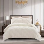 طقم لحاف شتوي أبيض كينج  - ALIBINA