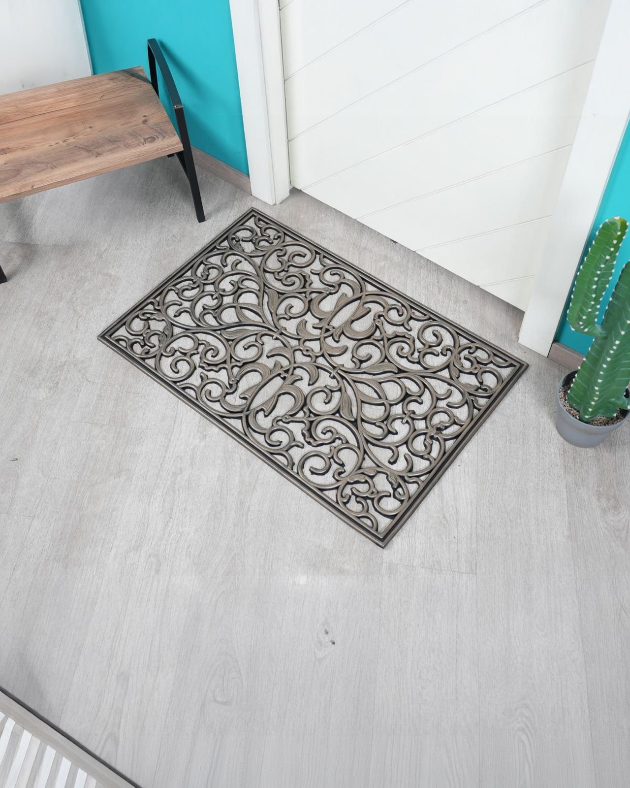 8ef141c5-530e-439f-900a-bee9e6929e57 دعسة مدخل جلد بني - RONDA - الصورة 1