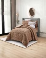 ⁦طقم لحاف شتوي مجوز فرو ناعم - NIHAN⁩ - الصورة ⁦4⁩