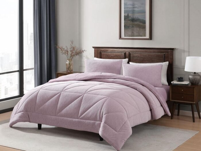 طقم لحاف شتوي مفرد جاكارد فلانيل - SNUG