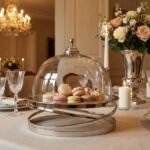 صحن كيك بقاعدة حلزونية مع غطاء زجاج دائري - Orbit