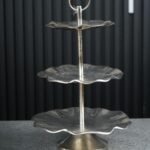 صحون ضيافة 3 طبقات دائري - Sleek Lux