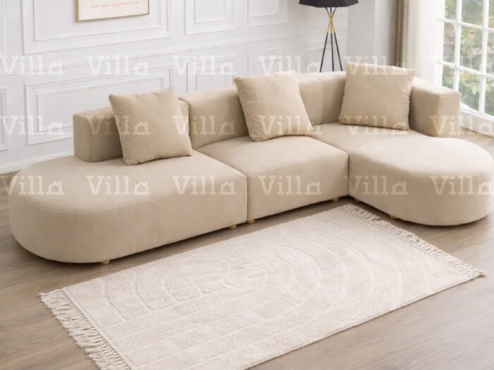 بساط هندي قطني منسوج كريمي - MARRAKECH