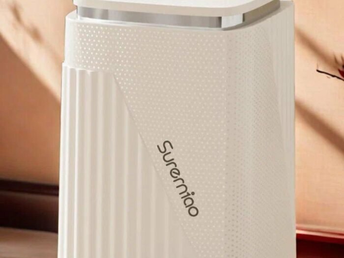 سلة مهملات بلاستيك مع دعسة - SUREMIAO