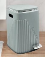 ⁦سلة مهملات بلاستيك مع دعسة - SUREMIAO⁩ - الصورة ⁦2⁩