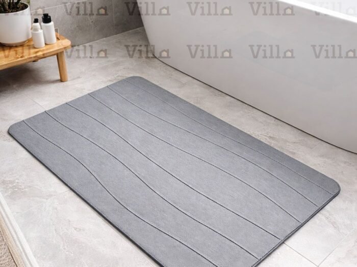 دعسة حمام دياتوميت رمادي - WAVE