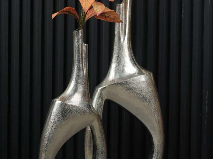 فازة معدنية خشنة - Sleek Vue