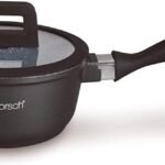 كاسرولة 18سم  مغلفة بالسيراميك مع غطاء مسطح - Dorsch