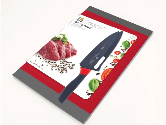 طقم سكين مطلي 6 انش مع لوح فرم - Dorsch