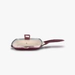 غريل مع غطاء مسطح  28 سم خمري مغلفة بالسيراميك - Dorsch