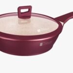 مقلاة عميقة مع غطاء مسطح  28 سم مغلفة بالسيراميك - Dorsch