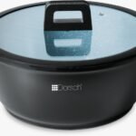 طنجرة 8.1 لتر - 30 سم مغلفة بالسيراميك أسود - Dorsch