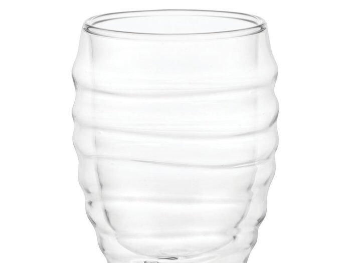 مجموعة كأس متموج 200 مل صناعة يدوية عدد 2 زجاج بوروسيليكات - Dorsch