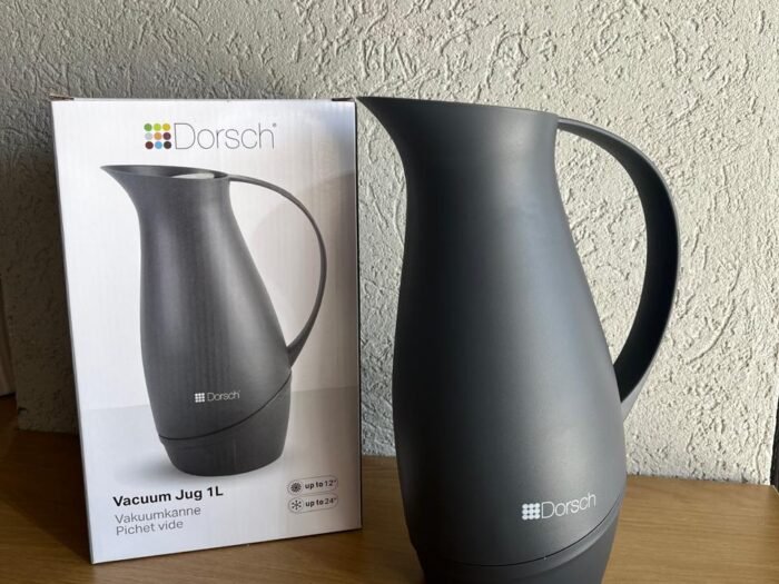 إبريق حافظ حرارة 1 لتر كحلي - Dorsch