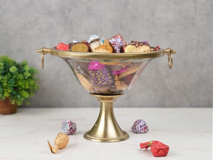 صحن زجاج قاعدة ألمنيوم - Bunda