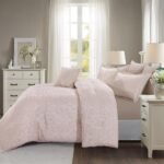 ⁦طقم لحاف كينج جاكار 7 قطع زهري - Maximos⁩ - الصورة ⁦5⁩