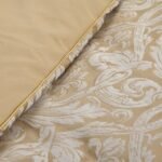 ⁦طقم لحاف كينج جاكار 7 قطع ذهبي - Paisley⁩ - الصورة ⁦4⁩