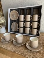 طقم فناجين قهوة 12\12 بورسلان