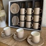 طقم فناجين قهوة 12\12 بورسلان
