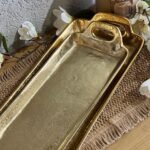 طقم صواني مستطيل نحاس هندي