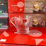 طقم كاسة شاي 6 زجاج سادة