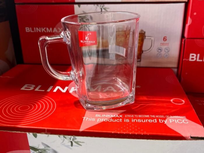 طقم كاسة شاي 6 زجاج سادة