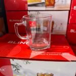 طقم كاسة شاي 6 زجاج سادة