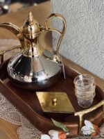 ⁦ثيرموس بطة 1 لتر ستانلس مع غطاء ضغط⁩ - الصورة ⁦3⁩