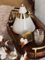 ⁦ثيرموس هرم ا لتر ستانلس يد ضغط⁩ - الصورة ⁦2⁩