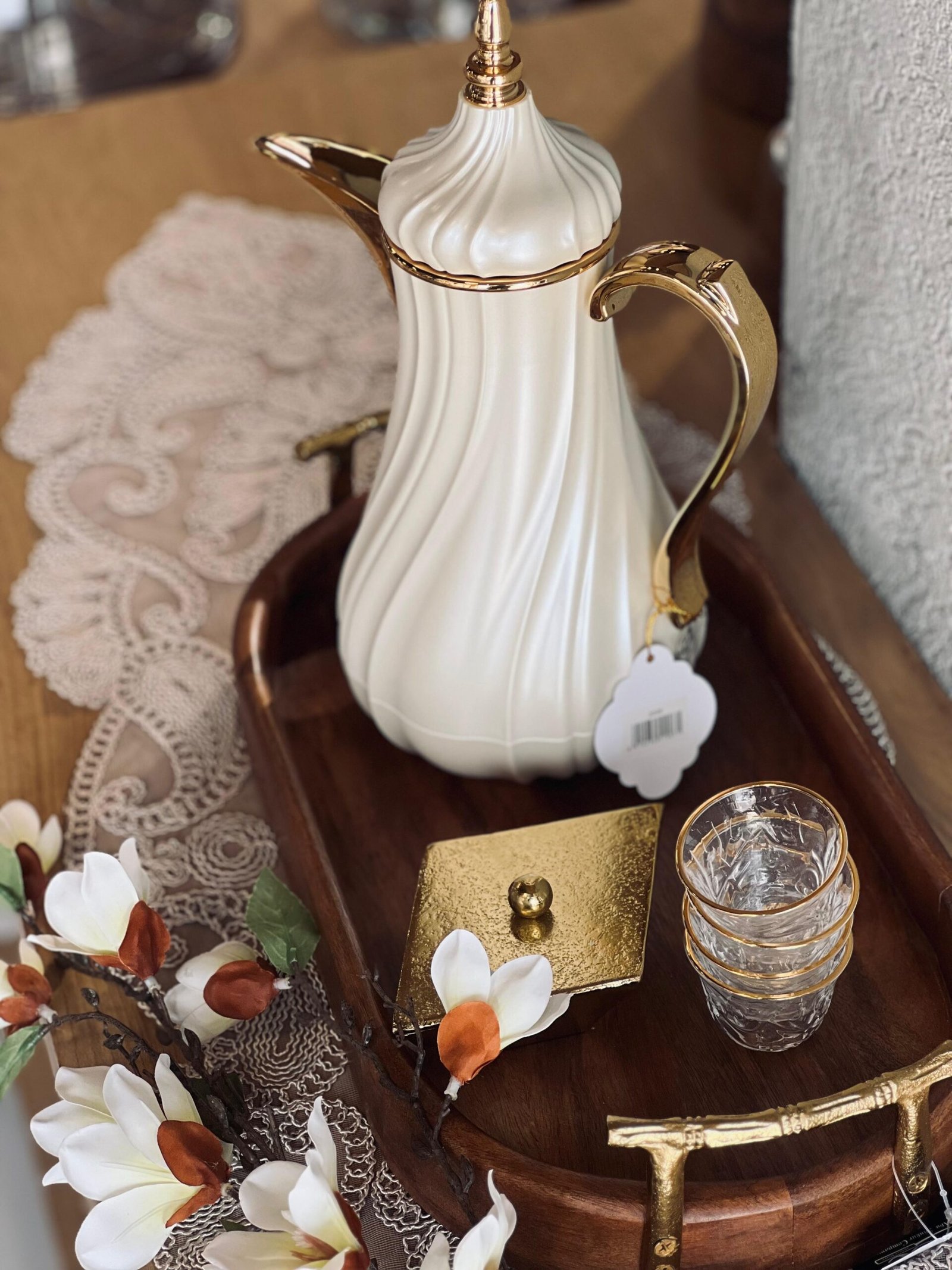 WhatsApp Image 2026-03-12 at 3.34.57 PM (3) ثيرموس قهوة 1 لتر بيج مع غطاء لف - الصورة 1