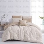 طقم لحاف كينج 7 قطع بني - Fresh 02