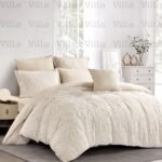 طقم لحاف مفرد ونص 5 قطع بيج - Mint