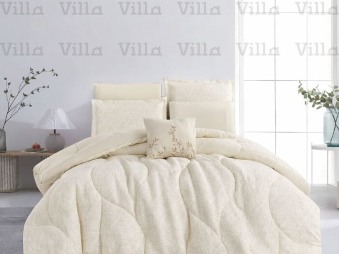 طقم لحاف كينج 7 قطع آيفوري - Fresh 01