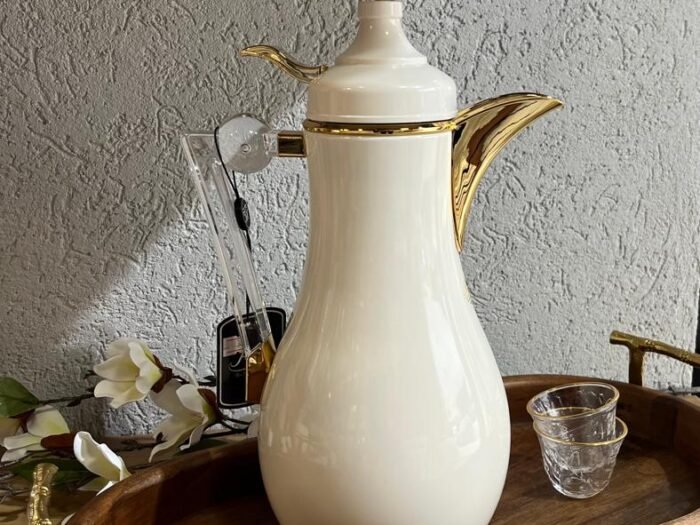 ثيرموس قهوة 1 لتر بيج مع يد اكرليك كبس طابة كريستال