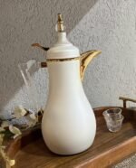 ⁦ثيرموس قهوة 1 لتر بيج مع يد اكرليك كبس طابة كريستال⁩ - الصورة ⁦2⁩