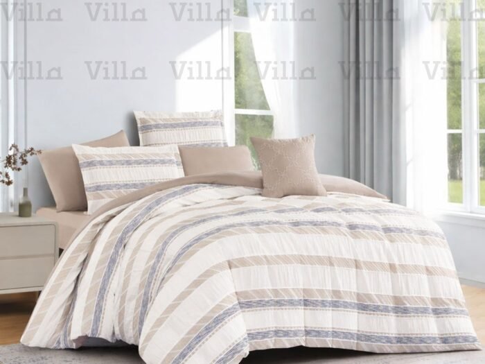 طقم لحاف كينج 7 قطع موكا - K-Zen 04