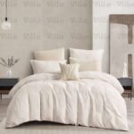 طقم لحاف كينج 7 قطع كريمي - Cool