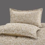 ⁦طقم لحاف كينج جاكار 7 قطع ذهبي - Paisley⁩ - الصورة ⁦5⁩