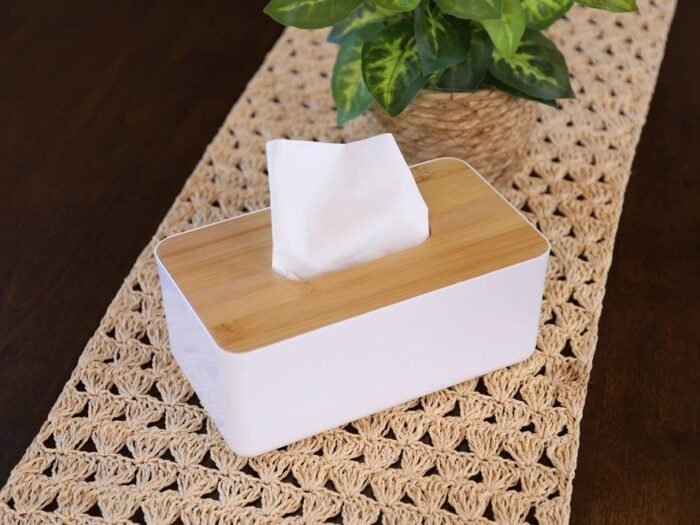 علبة مناديل أبيض - Neo