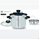 طنجرة ضغط 10 لتر معدن ستانلس ستيل مقاوم للصدء 10\18 -  Dorsch