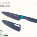 سكين شيف مطلي 7 إنش ستانلس الماني أخضر - Dorsch